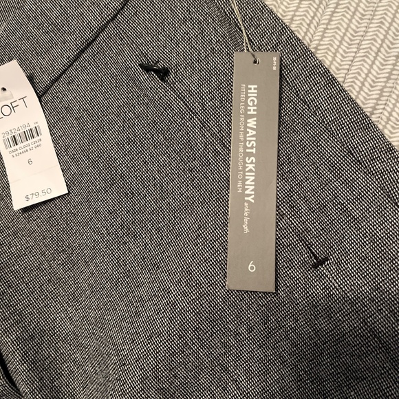 LOFT High Waist Skinny Ankle Length Dress Pants - Picture 2 of 2